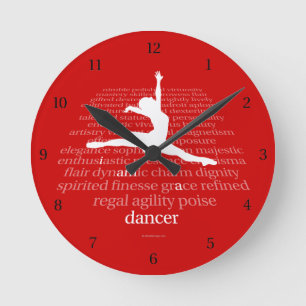 I Am A Dancer Round Clock