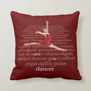 I Am A Dancer Throw Pillow