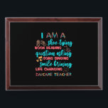 I Am A Daycare Teacher Award Plaque<br><div class="desc">I Am A Daycare Teacher</div>