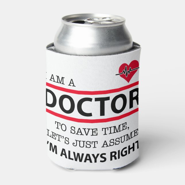 I am a Doctor Can Cooler (Can Front)
