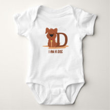 I Am A Dog Funny Letter D