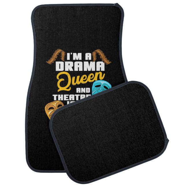 I Am A Drama Queen Car Floor Mat (Set)