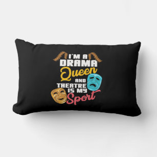 I Am A Drama Queen Lumbar Pillow