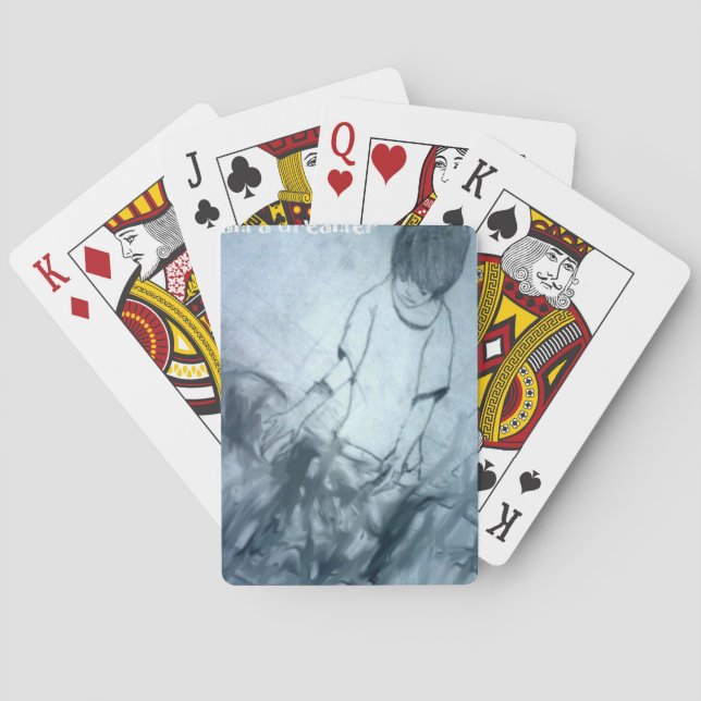 I am a dreamer manga anime poker cards (Back)