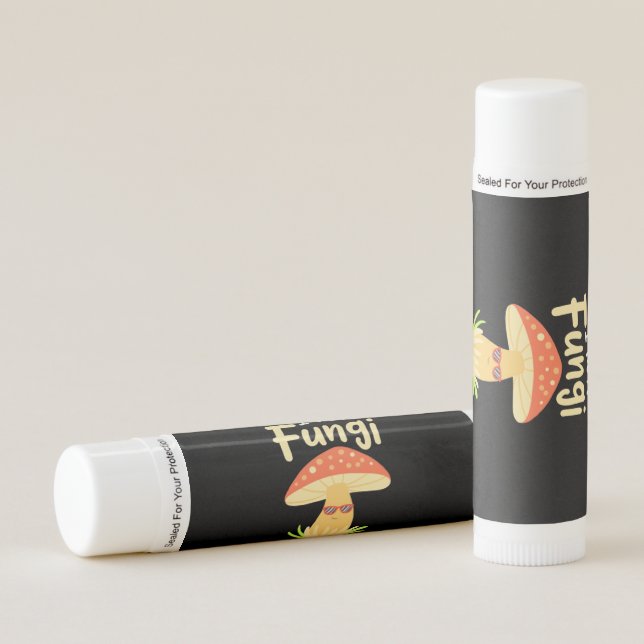 I Am A Fungi Mushrooms Lip Balm (Front)