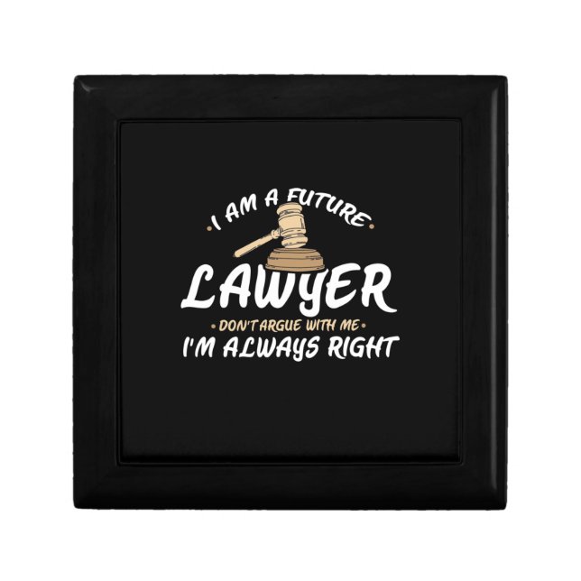 I Am A Future Lawyer Gift Box (Front)