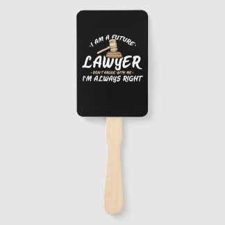 I Am A Future Lawyer Hand Fan