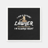 Lawyer All Rise Here Comes The Judge Napkins