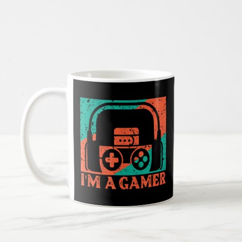 I Am A Gamer  Cool Gamer Design  Coffee Mug