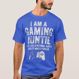 I Am A Gaming Auntie Funny Video Gamer Aunt T-Shirt