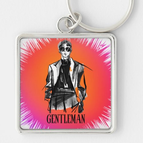 I am a Gentleman Keychain