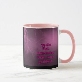 I am a goddess mug