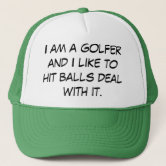 WISH I WAS GOLFING! TRUCKER HAT