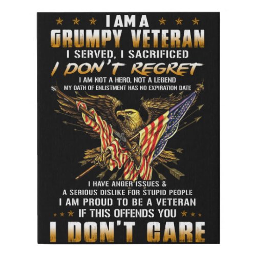 I Am A Grumpy Veteran