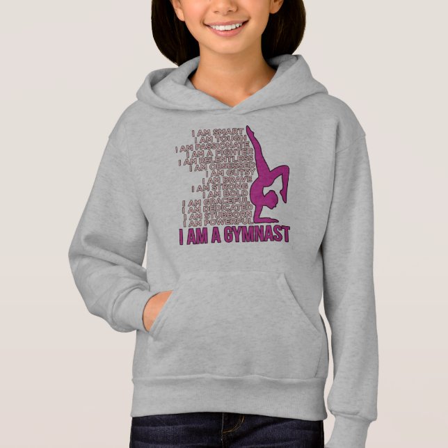 I Am A Gymnast Gymnastics Gymnastic Sports Lover G Hoodie (Front)