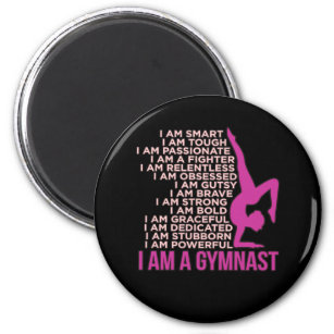 I Am A Gymnast Gymnastics Gymnastic Sports Lover G Magnet