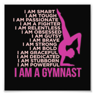 I Am A Gymnast Gymnastics Gymnastic Sports Lover G Photo Print