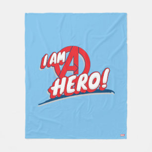 I Am A Hero! Fleece Blanket