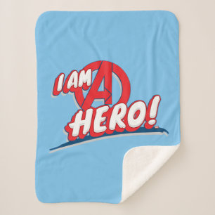 I Am A Hero! Sherpa Blanket