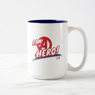 I Am A Hero! Two-Tone Coffee Mug