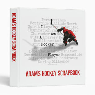 I am A Hockey Player binder