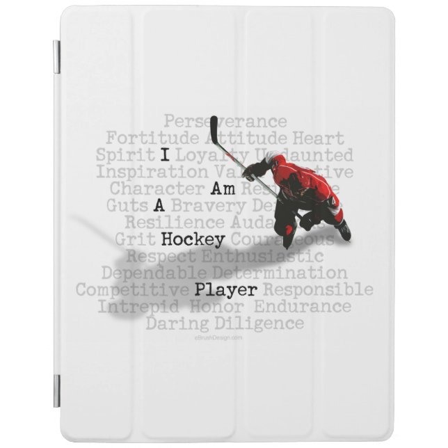 I am a Hockey Player iPad Smart Cover (Front)