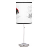 I am a Hockey Player Table Lamp (Back)