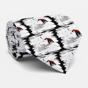 I Am A Hockey Player tie (dark)
