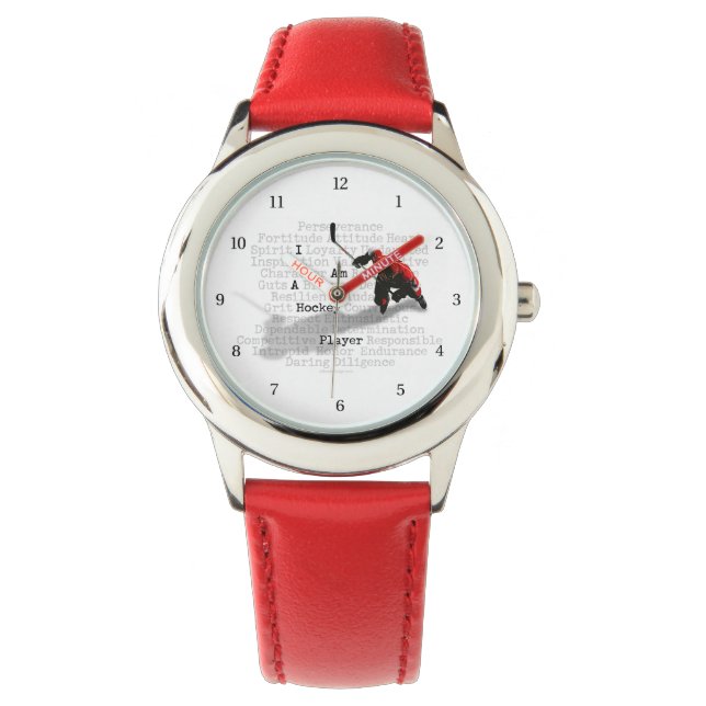 I am a Hockey Player Watch (Front)