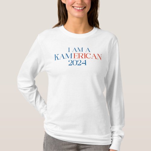 I AM A KAMERICAN LONG SLEEVE T_SHIRT