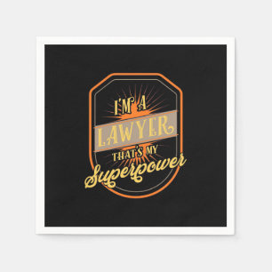 I Am A Lawyer Napkins