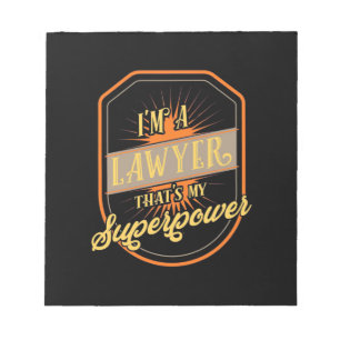I Am A Lawyer Notepad