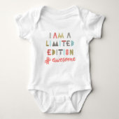 I AM A LIMITED EDITION | #awesome | Kids Baby Bodysuit (Front)