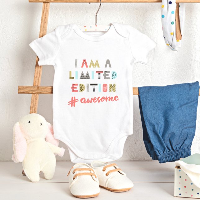 I AM A LIMITED EDITION | #awesome | Kids Baby Bodysuit