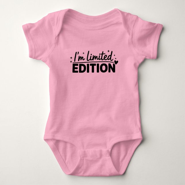I AM A LIMITED EDITION BABY BODYSUIT (Front)