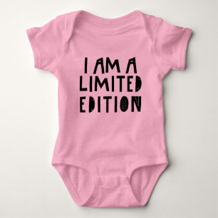 I AM A LIMITED EDITION   CLEVER SAYING   Kids Baby Bodysuit