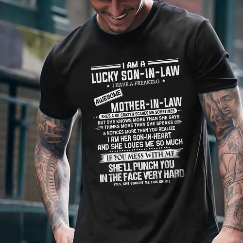 I am a lucky son_in_law T_Shirt