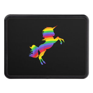 I Am A Magic! Rainbow Unicorn Color Wonder T-Shirt Hitch Cover