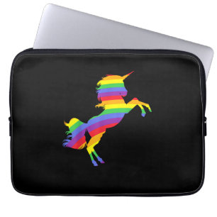 I Am A Magic! Rainbow Unicorn Color Wonder T-Shirt Laptop Sleeve