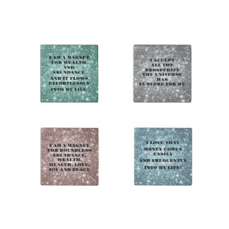 I Am a Magnet For Wealth Affirmation Sticker