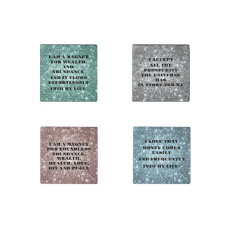 I Am a Magnet For Wealth Affirmation Sticker