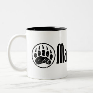 I am a MAMA GRIZZLY Two-Tone Coffee Mug