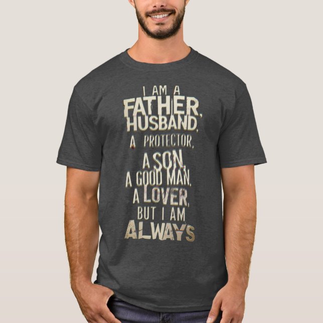 I am a men T-Shirt (Front)