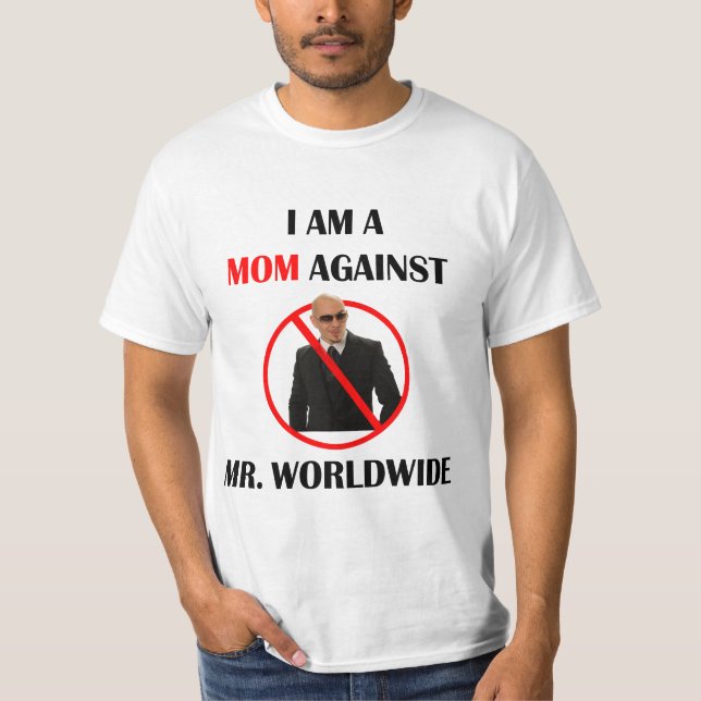 I am a mom against pitbull concert T-Shirt (Front)