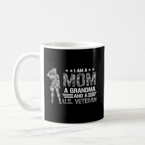 I Am A Mom Grandma And Veteran For Mother 4Th Of J Coffee Mug