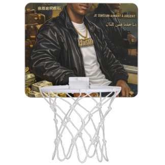 I AM A MONEY MAGNET MINI BASKETBALL HOOP