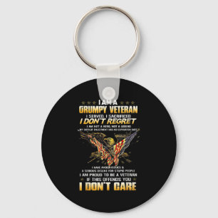 I Am A Mpy Veteran I Served I Sacrificed I Don't R Keychain