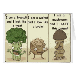 I am a mushroom cards