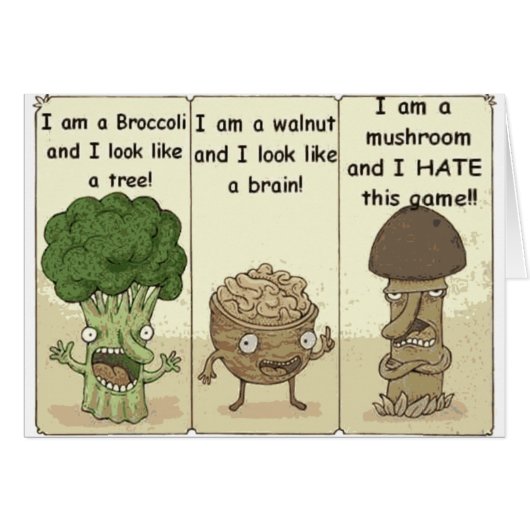 I am a mushroom cards (Front Horizontal)