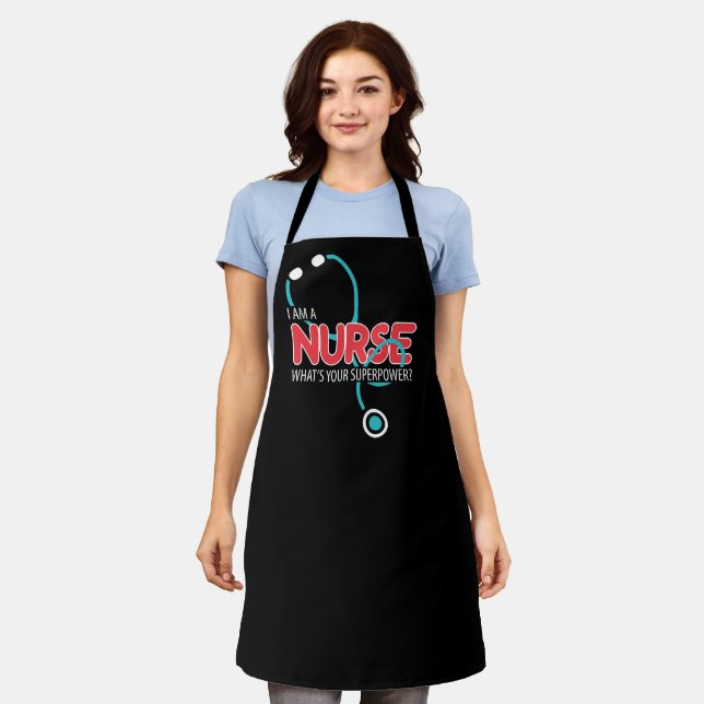 I am a Nurse Apron (Worn)